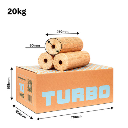 Turbo Hartholzbriketts